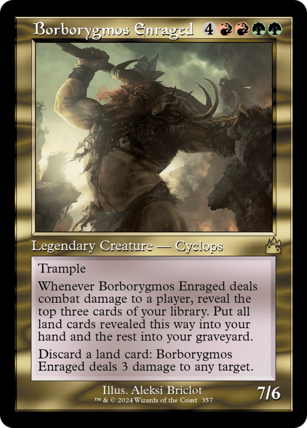 Borborygmos Enraged (Retro Frame) [Ravnica Remastered] Online