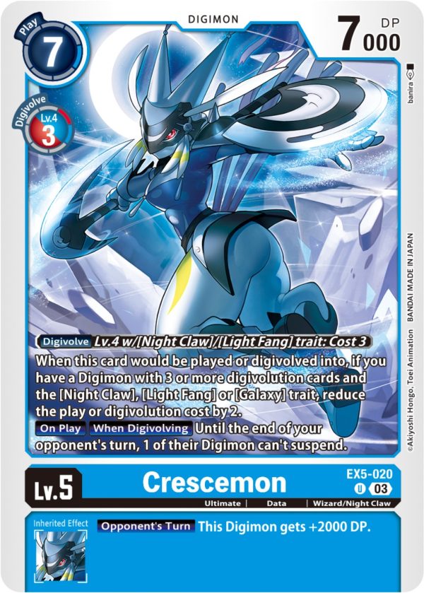 Crescemon [EX5-020] [Animal Colosseum] Discount