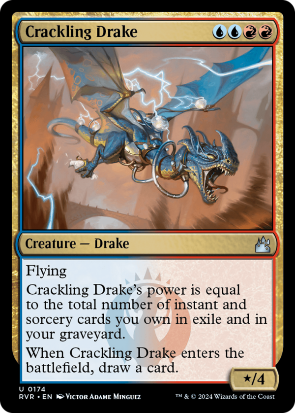 Crackling Drake [Ravnica Remastered] Discount