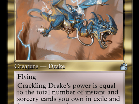 Crackling Drake (Retro Frame) [Ravnica Remastered] Online Hot Sale