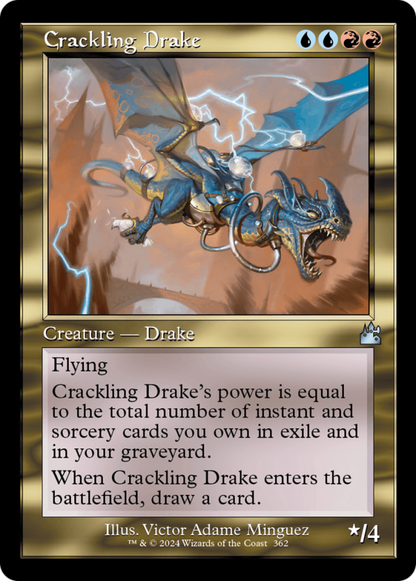 Crackling Drake (Retro Frame) [Ravnica Remastered] Online Hot Sale