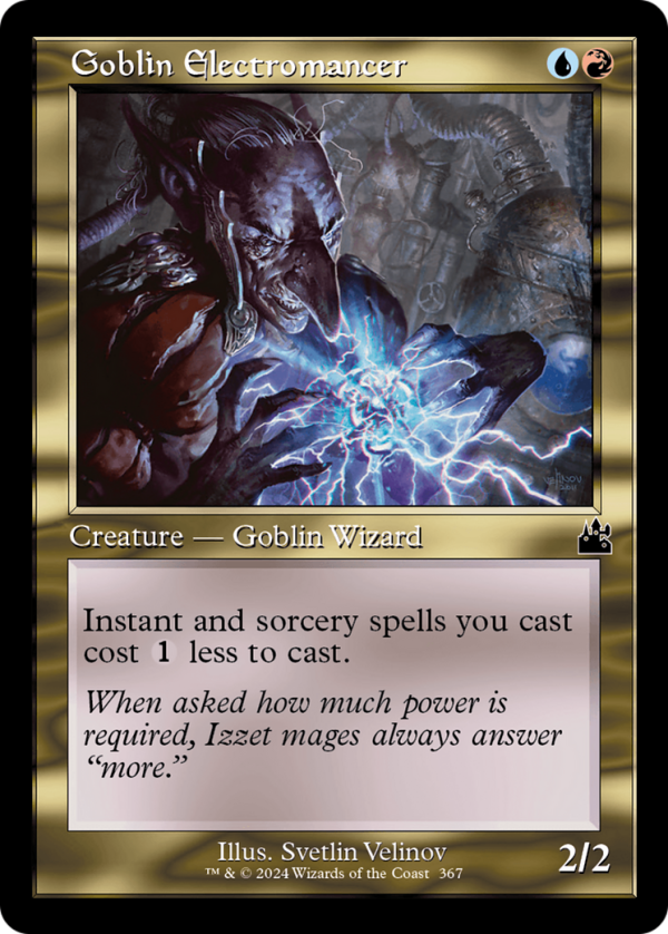 Goblin Electromancer (Retro Frame) [Ravnica Remastered] Online Hot Sale