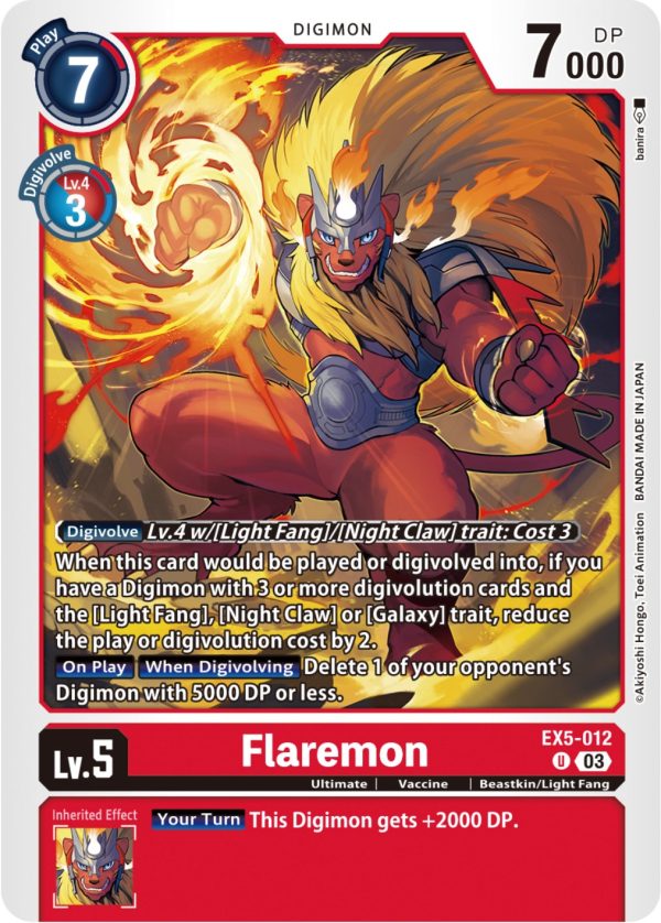 Flaremon [EX5-012] [Animal Colosseum] Supply