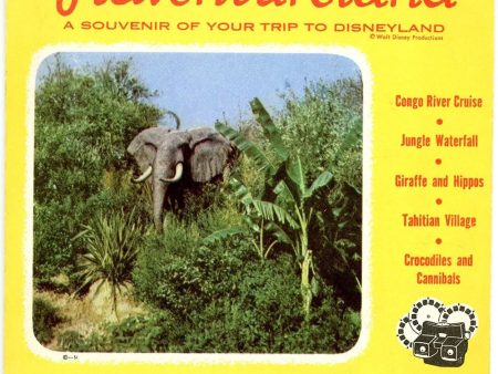 Adventureland - View-Master-  Vintage - Souvenir 3 Reel Packet - 1950s views ( ECO-Adven-S3 ) Online Hot Sale