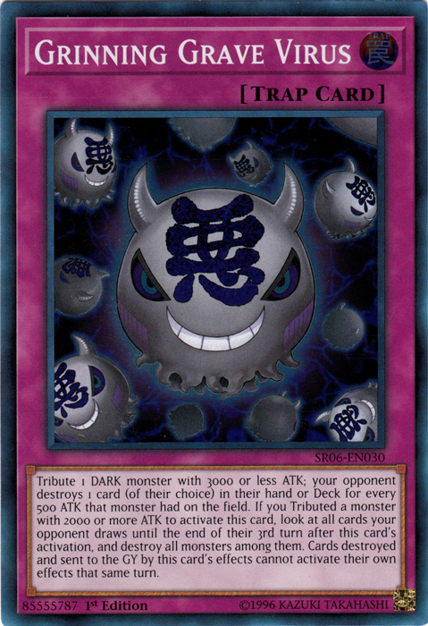 Grinning Grave Virus [SR06-EN030] Super Rare Sale