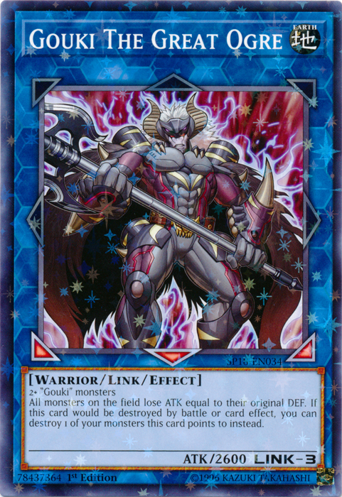 Gouki The Great Ogre [SP18-EN034] Starfoil Rare For Discount