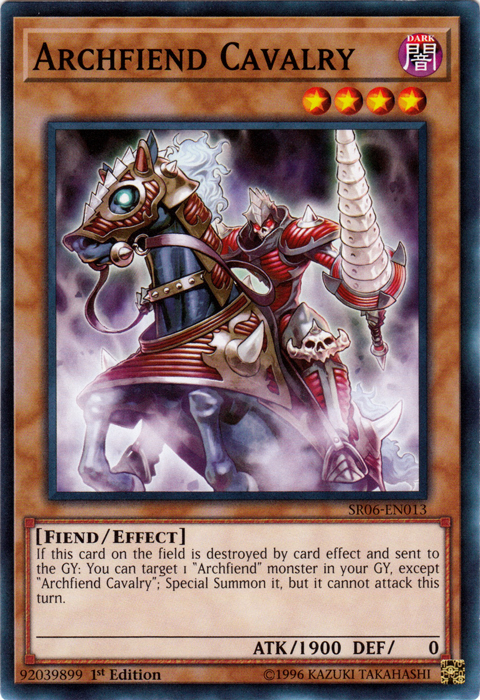 Archfiend Cavalry [SR06-EN013] Common For Discount