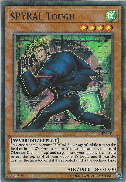 SPYRAL Tough [OP07-EN005] Super Rare Discount