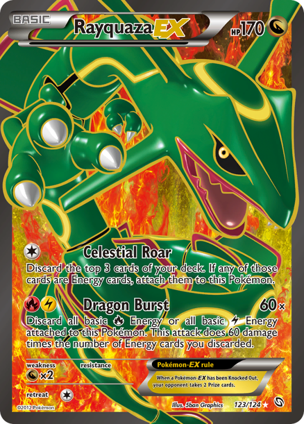 Rayquaza EX (123 124) [Black & White: Dragons Exalted] on Sale