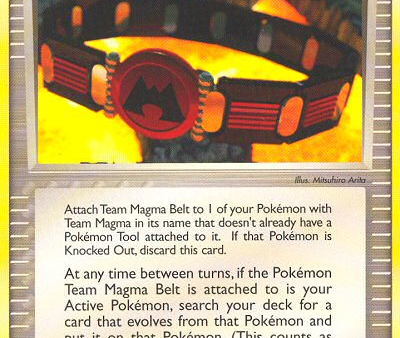 Team Magma Belt (81 95) [EX: Team Magma vs Team Aqua] Online Sale