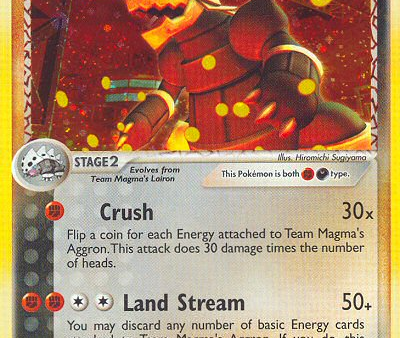 Team Magma s Aggron (7 95) [EX: Team Magma vs Team Aqua] For Discount