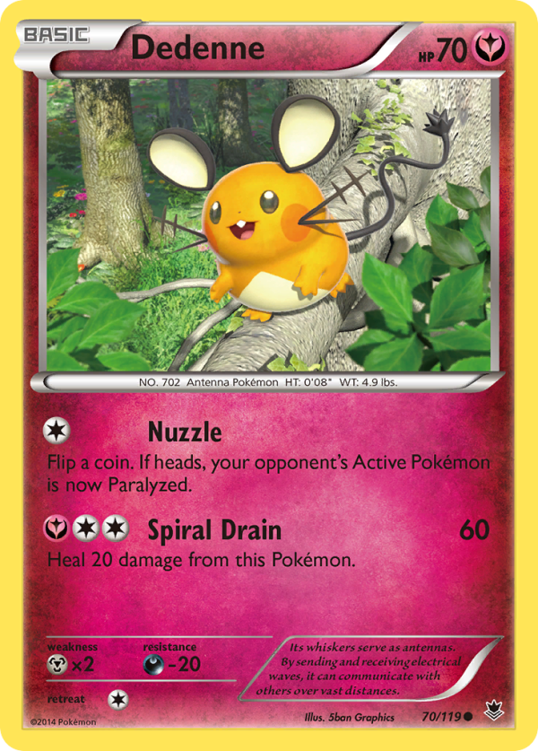 Dedenne (70 119) [XY: Phantom Forces] For Cheap