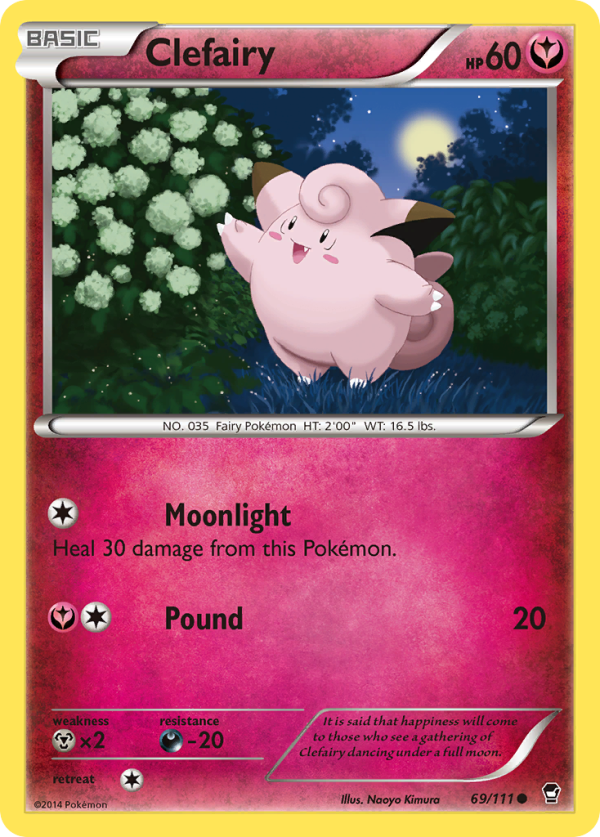 Clefairy (69 111) [XY: Furious Fists] Fashion