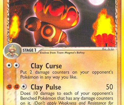 Team Magma s Claydol (33 95) [EX: Team Magma vs Team Aqua] Supply