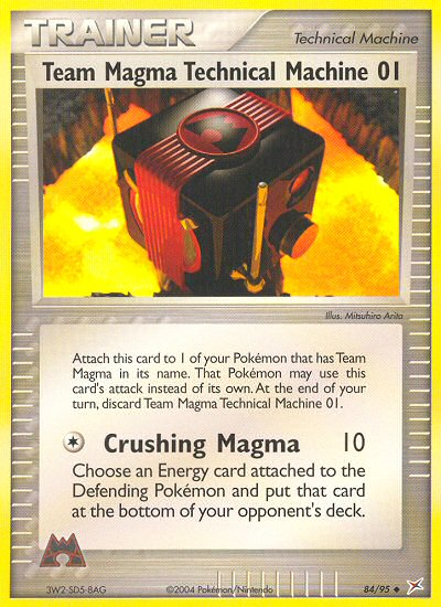 Team Magma Technical Machine 01 (84 95) [EX: Team Magma vs Team Aqua] Cheap