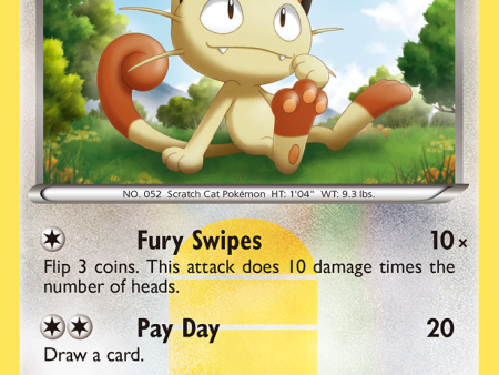 Meowth (102 101) [Black & White: Noble Victories] Online Hot Sale