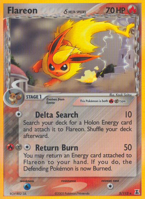 Flareon (5 113) (Delta Species) [EX: Delta Species] Cheap