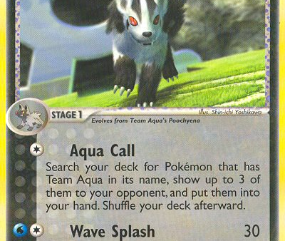 Team Aqua s Mightyena (30 95) [EX: Team Magma vs Team Aqua] For Sale