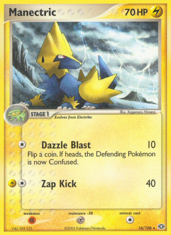 Manectric (16 106) [EX: Emerald] on Sale