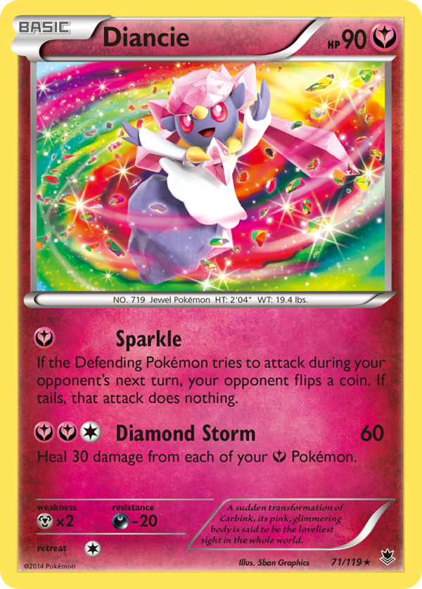 Diancie (71 119) [XY: Phantom Forces] For Sale