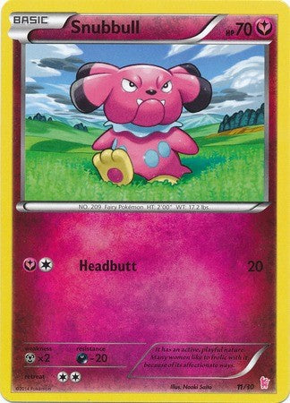 Snubbull (11 30) [XY: Trainer Kit - Sylveon] Sale