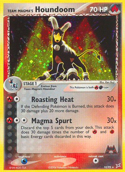 Team Magma s Houndoom (10 95) [EX: Team Magma vs Team Aqua] Online